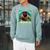 Have Fun With Books Sarcastic Occult Retro Comic Dark Humor Raglan Sleeve Sweatshirt Cardinal