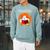 Ghost Reading Books Teacher Halloween Men Women Raglan Sleeve Sweatshirt Cardinal
