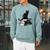 Goth Mystical Gothic Books & Cat Raglan Sleeve Sweatshirt Cardinal