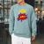 Guidance Counselor Teacher Superhero Superpower Comic Book Raglan Sleeve Sweatshirt Cardinal