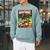 Halloween Monster Scary Vintage Horror Comic Book Raglan Sleeve Sweatshirt Cardinal