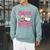 Iced Coffee & Books Reading Lover Trendy Summer Premium Tri-Blend Raglan Sleeve Sweatshirt Cardinal