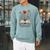 Ideas Take Root Where Imagination Grows Book Lover Quote Raglan Sleeve Sweatshirt Cardinal