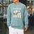 I’Ll Be In My Office Cat Coffee Book Reading Lover Raglan Sleeve Sweatshirt Cardinal