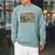 I'Ll Be In My Office Retro Cat Reading Book Nerd Read Reader Raglan Sleeve Sweatshirt Cardinal