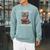 It's A Good Day To Read A Book Cat Pixel Art Raglan Sleeve Sweatshirt Cardinal