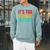 Its Too Nonfiction Outside Book Lover Literary Vintage Raglan Sleeve Sweatshirt Cardinal
