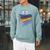 Jane Austen Books And Tea Raglan Sleeve Sweatshirt Cardinal