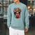 Juneteenth Educated Melanin Queen Afro Women Book Lover Raglan Sleeve Sweatshirt Cardinal