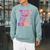 Just A Girl Who Loves Books Raglan Sleeve Sweatshirt Cardinal