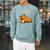 Just One More Chapter Capybara With Book Raglan Sleeve Sweatshirt Cardinal