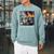 Just One More Chapter Dumpster Raccoon Reading Book Raglan Sleeve Sweatshirt Cardinal