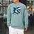 Kids Shark With School Books Back To School Shark Lovers Raglan Sleeve Sweatshirt Cardinal