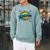 Kindness Is My Superpower Comic Book Style Raglan Sleeve Sweatshirt Cardinal