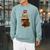 Kittens Cats Tea Party And Books Raglan Sleeve Sweatshirt Cardinal
