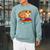 Leopard Gecko With Book Lizard Reptile Lover Raglan Sleeve Sweatshirt Cardinal