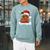 Librarian Book Santa Hat Reader Snow Pajamas Christmas Raglan Sleeve Sweatshirt Cardinal
