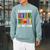 Library Is My Jam Librarian Reader Book Lover Raglan Sleeve Sweatshirt Cardinal