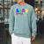 Library Read Banned Books Raglan Sleeve Sweatshirt Cardinal