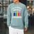 Life Is Better When I'm Coloring Adult Coloring Book T-Shirt Raglan Sleeve Sweatshirt Cardinal