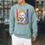 Llamen Cute Kawaii Llama Eating Ramen And Reading Books Raglan Sleeve Sweatshirt Cardinal