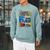 Marvel What If Captain Ameri-Cat Comic Book Cover Raglan Sleeve Sweatshirt Cardinal