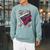 Marvel Comics Logo Comic Book Fill Panel Raglan Sleeve Sweatshirt Cardinal