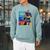 Marvel X-Men '97 Vintage Classic Cyclops Comic Book Panels Raglan Sleeve Sweatshirt Cardinal