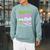 Matcha & Books Green Tea Lover ICES Matcha Latte Raglan Sleeve Sweatshirt Cardinal