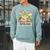 Matcha Drinking Maine Coon Cat Reading Books Aesthetic Raglan Sleeve Sweatshirt Cardinal