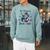 The Mermaid Book Club Summer Trendy Cute Reading Raglan Sleeve Sweatshirt Cardinal