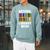 National Library Week 2021 Book Lover Reader Librarian Raglan Sleeve Sweatshirt Cardinal