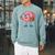 Nerd Brain With Book And Glasses Raglan Sleeve Sweatshirt Cardinal