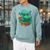 Octopus Reading Book Reading Bookworm Reader Raglan Sleeve Sweatshirt Cardinal