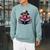 Octopus Reading Book Kraken Bookworm Raglan Sleeve Sweatshirt Cardinal