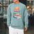 Octopus Reading Bookworm Book Reading Octopus Lover Raglan Sleeve Sweatshirt Cardinal