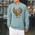 Owl With Pride Flag Book Lover Rainbow Library Raglan Sleeve Sweatshirt Cardinal