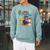 Paw Patrol Comic Book Strip Raglan Sleeve Sweatshirt Cardinal