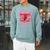 I Prefer My Books Extra Spicy Book Lovers Raglan Sleeve Sweatshirt Cardinal