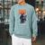 I Put The Boo In Books Halloween Librarian Raglan Sleeve Sweatshirt Cardinal