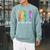 Radicalized By Basic Decency Books Women Girl Rainbow LGBT Raglan Sleeve Sweatshirt Cardinal