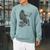 Raven Crow Reading a Magic Book Wizard Animal Bird Reader Raglan Sleeve Sweatshirt Cardinal