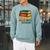 Read & Bookish Since 1776 Books Patriot 4th Of July Raglan Sleeve Sweatshirt Cardinal