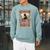 Read Books Be Kind Stay Weird Cat Tarot Card Coffee Reading Raglan Sleeve Sweatshirt Cardinal