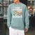 Read S'More Books Camping Reading Bookworm Book Lover Grunge Raglan Sleeve Sweatshirt Cardinal