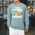 Read S'More Books Camping Reading Bookworm Book Lover Raglan Sleeve Sweatshirt Cardinal