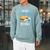 Read Smore Books Men Campfire Camping Camper Raglan Sleeve Sweatshirt Cardinal