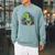 Reading Dinosaur Book Lover Cute Dino Reading Raglan Sleeve Sweatshirt Cardinal