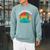 Readosaurus Reading Book Dino Fossils Dinsosaur Raglan Sleeve Sweatshirt Cardinal