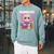 Readsalotl Axolotl Reading Book Bookworm Raglan Sleeve Sweatshirt Cardinal